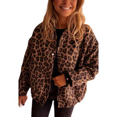 Emílie | Módní bunda s leopardím vzorem