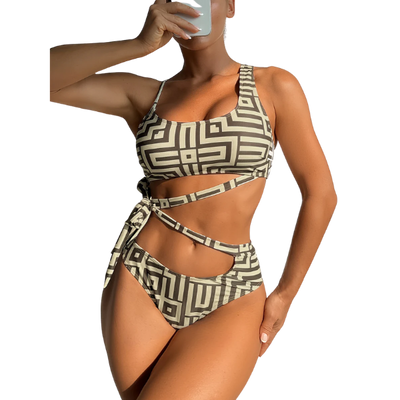Justina | Bikiny bandeau s potiskem