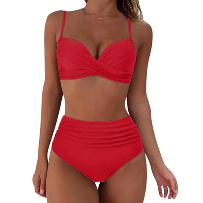 Marika | Vintage bikiny s vysokým pasem a push-up efektem Badmode