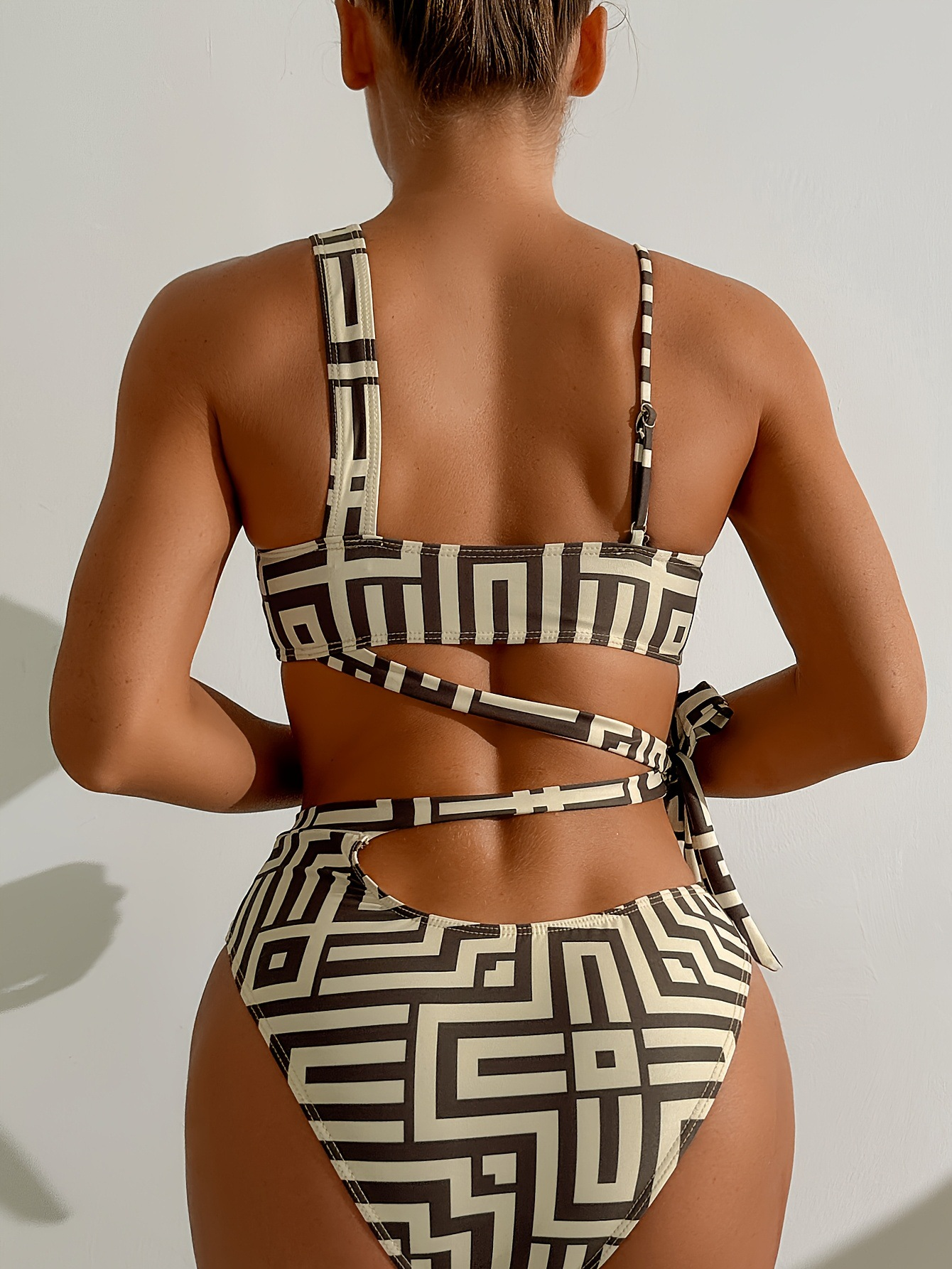 Justina | Bikiny bandeau s potiskem