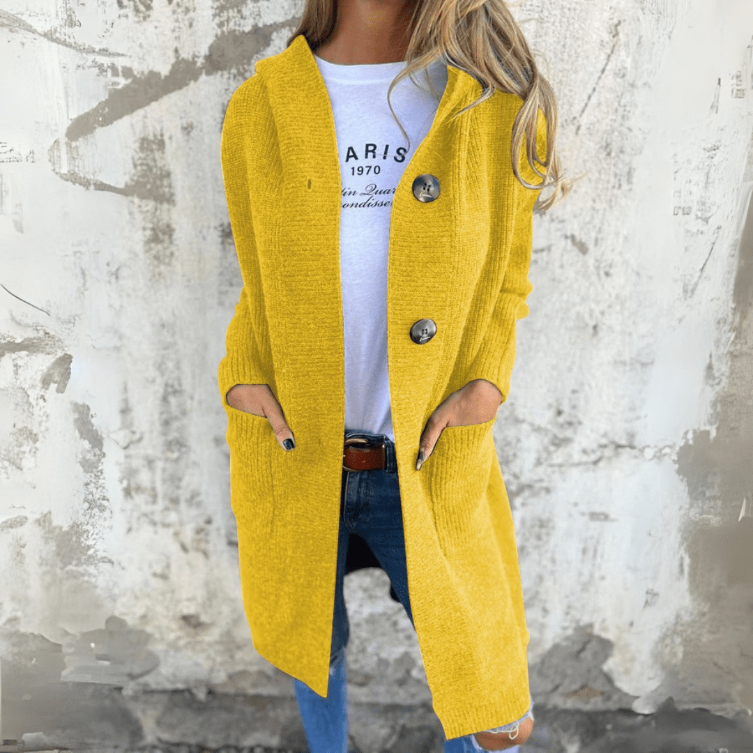 Helga | Elegantní dlouhý dámský kardigan
