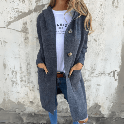 Helga | Elegantní dlouhý dámský kardigan