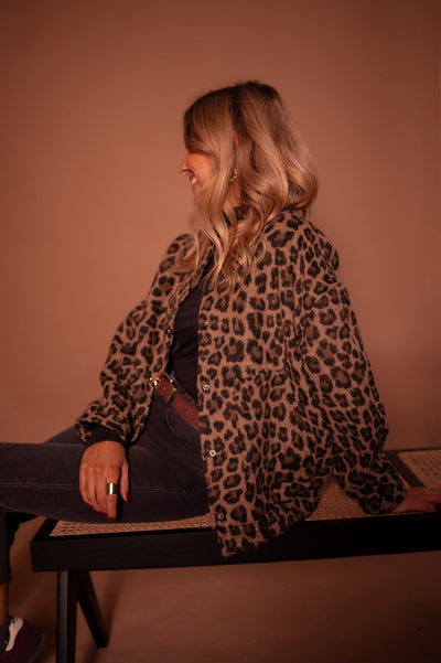 Emílie | Módní bunda s leopardím vzorem