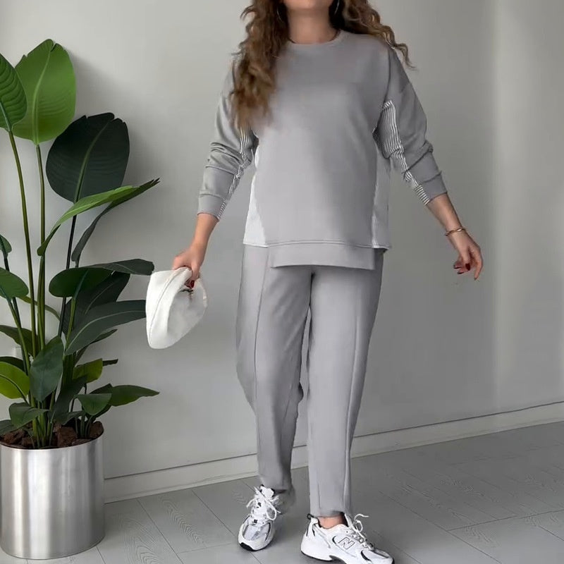 Simona | Dvoudílný ležérní oblek s barevným blokem